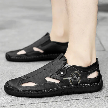 Topstitched Non-Slip Arch Support Sandals for Men – view 7