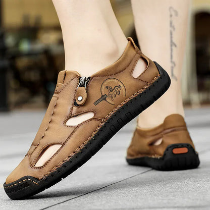 Topstitched Non-Slip Arch Support Sandals for Men – view 4