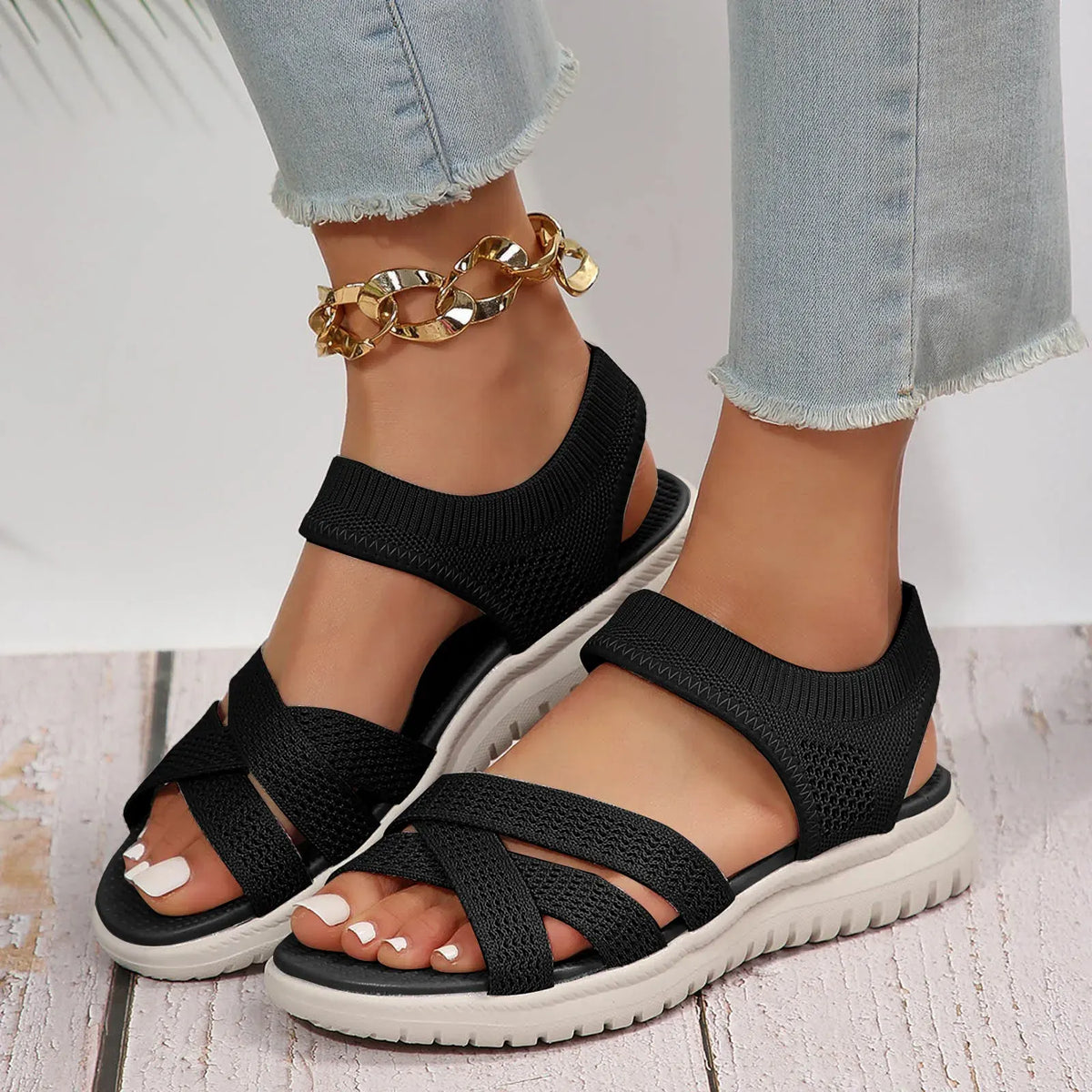Open Mesh Arch Support Sandals for Women and Men – view 6