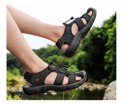 Sandales Orthopédiques Respirantes Au Design Tissé Pour Hommes