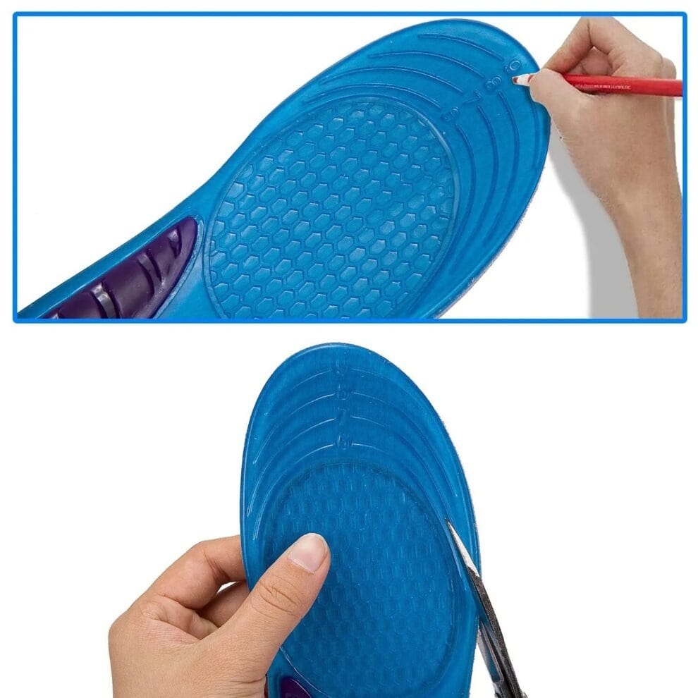 Perforated Non-Slip Gel Insoles for Flat Feet – view 3