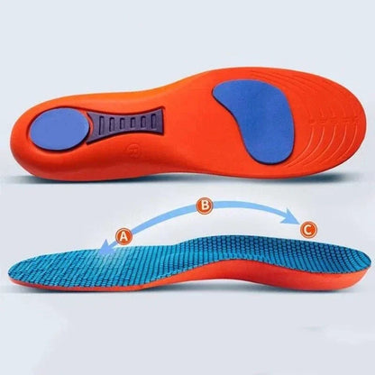 High-Density Shock-Absorbing Shoe Inserts for Flat Feet – view 2