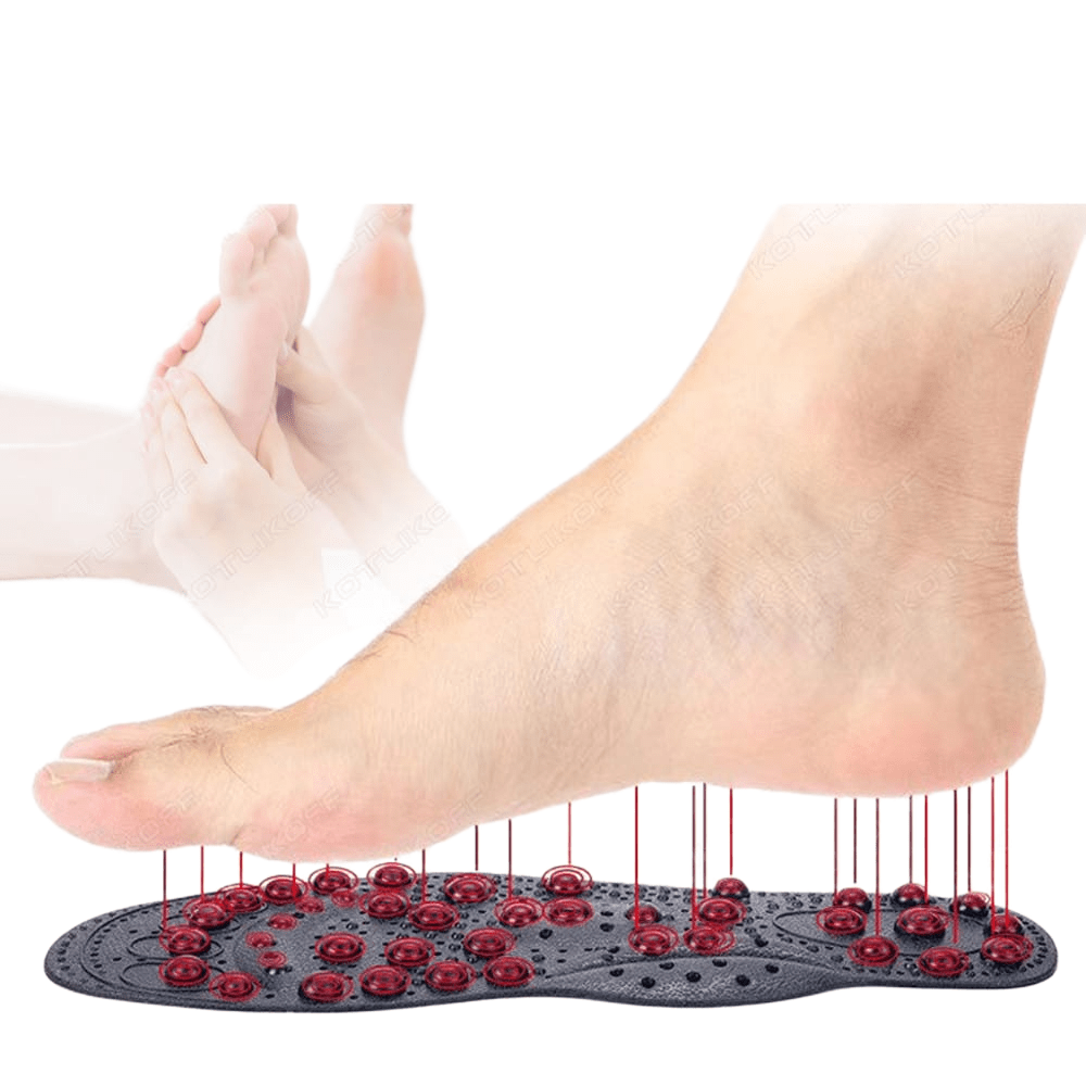 Magnetic Massage Non Slip Insoles with Reflexology Points – view 6