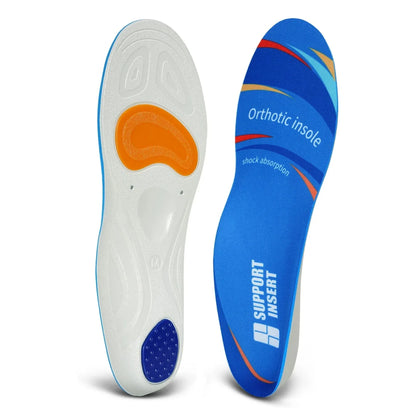 Shock-Absorbing Arch Support Insoles for Men