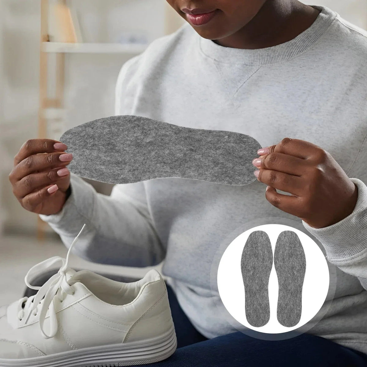 Warm Thermal Orthopedic Insoles for Flat Feet – view 3