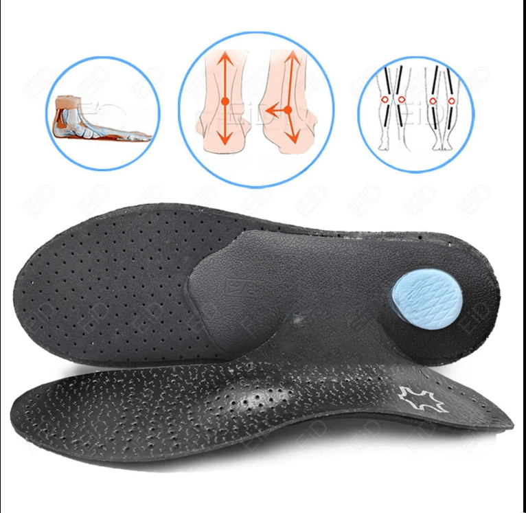 Shock-Absorbing EVA Shoe Inserts for Plantar Fasciitis
