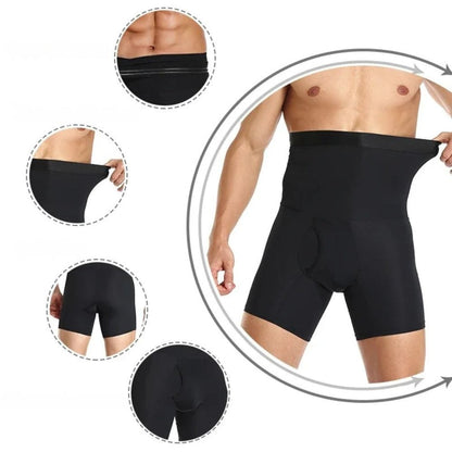 Men's High-Waist Shaping Compression Shorts – view 4