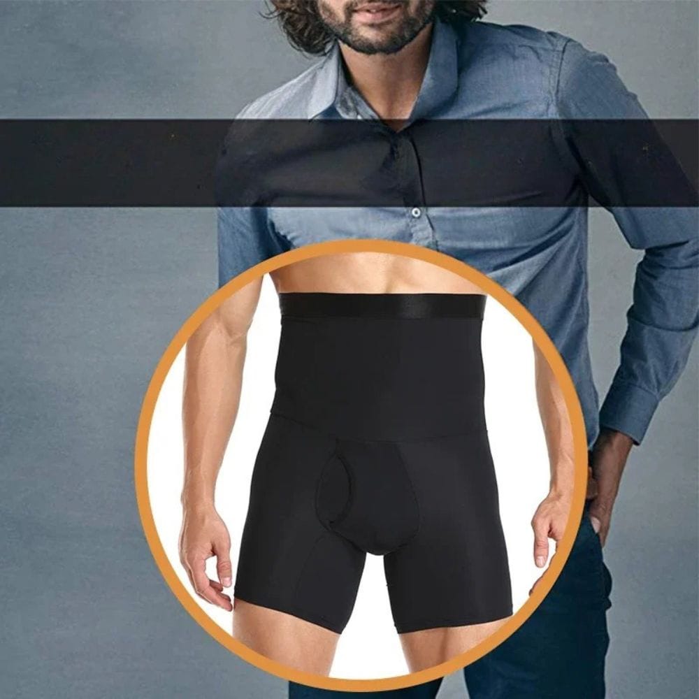 Men's High-Waist Shaping Compression Shorts – view 6