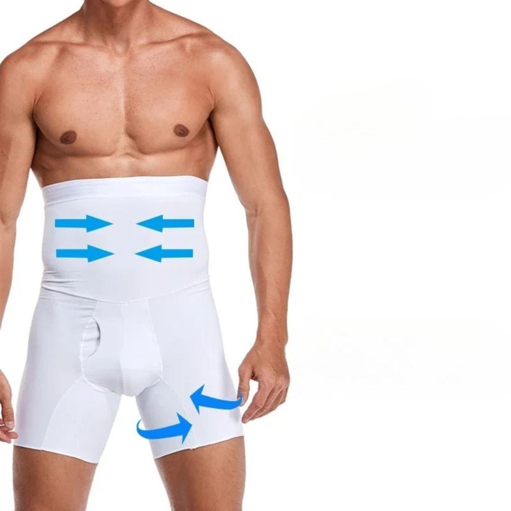 Men's High-Waist Shaping Compression Shorts – view 3