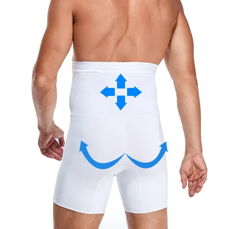 Men's High-Waist Shaping Compression Shorts – view 2