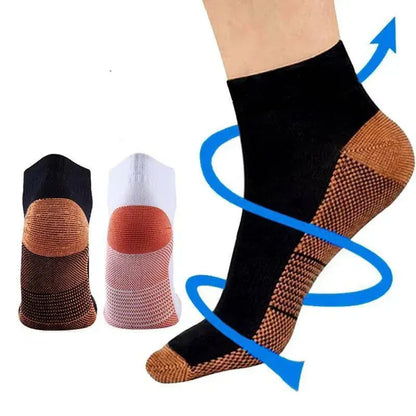 Copper Ankle Compression Socks for Plantar Fasciitis – view 3