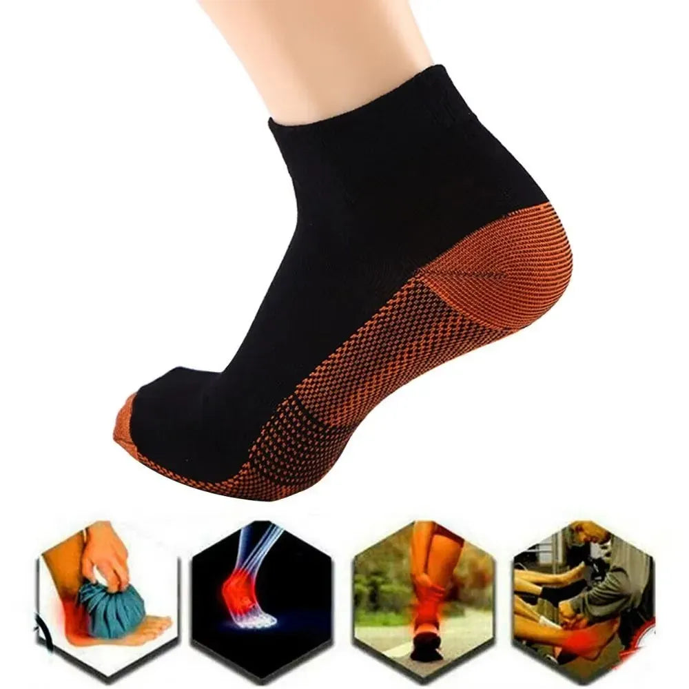 Copper Ankle Compression Socks for Plantar Fasciitis – view 5