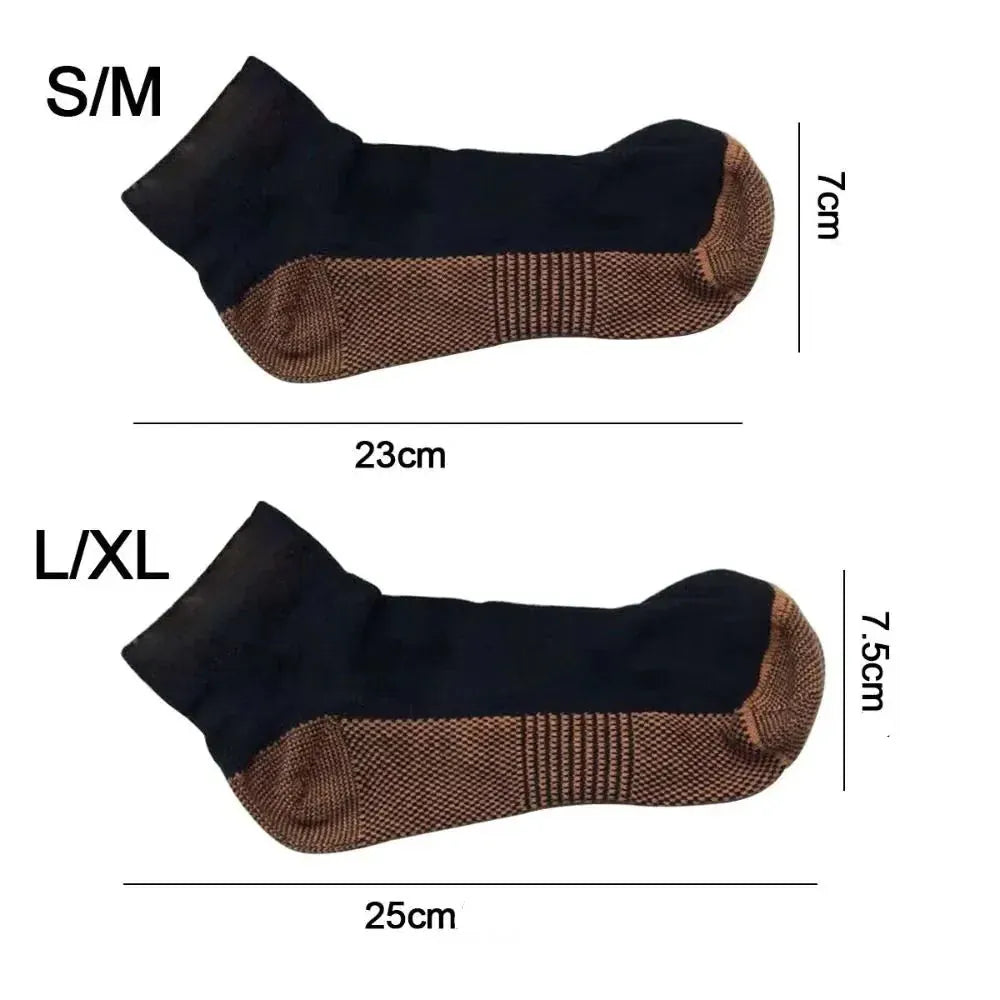 Copper Ankle Compression Socks for Plantar Fasciitis – view 7