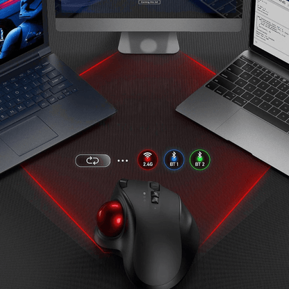 Wireless Vertical Mouse with Built-In Trackball – view 4