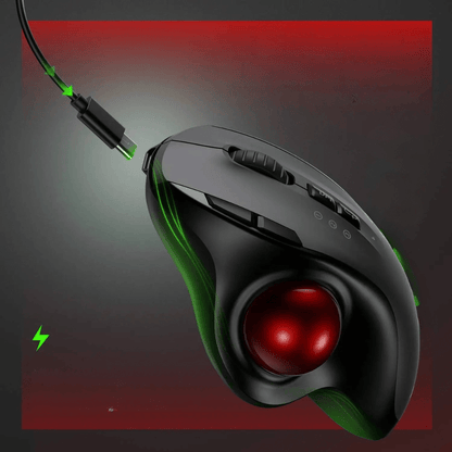Wireless Vertical Mouse with Built-In Trackball – view 3