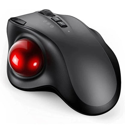 Wireless Vertical Mouse with Built-In Trackball