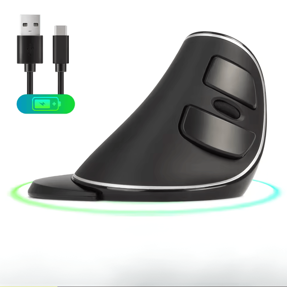 Adjustable Vertical Mouse with 6 Buttons for Gaming – view 2