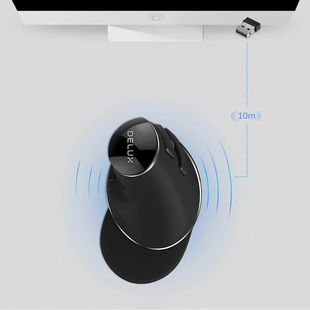 Adjustable Vertical Mouse with 6 Buttons for Gaming – view 4