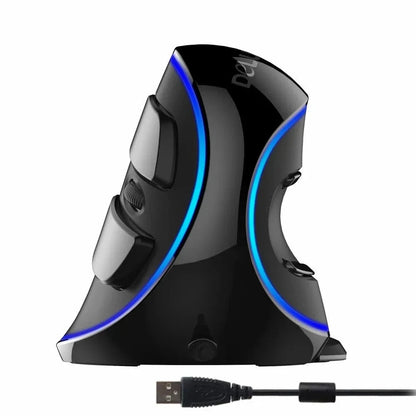 Rechargeable Backlit Vertical Mouse for Office Work – view 7
