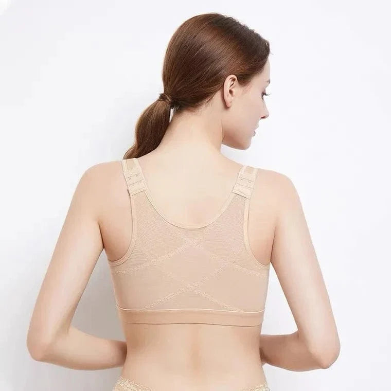 Breathable Posture Corrector Bra with Front Closure – view 4