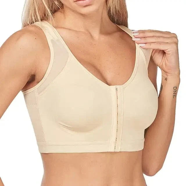 Breathable Posture Corrector Bra with Front Closure – view 6