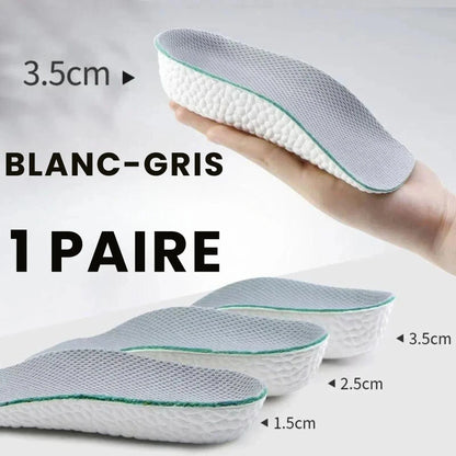 Memory Foam Breathable Heel Cups with Height Lift – view 3