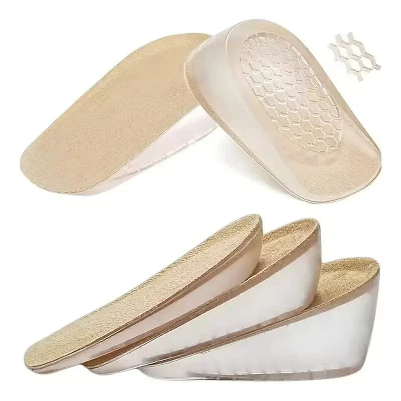 Soft Silicone Flexible Heel Cups with Velvet Lining – view 2