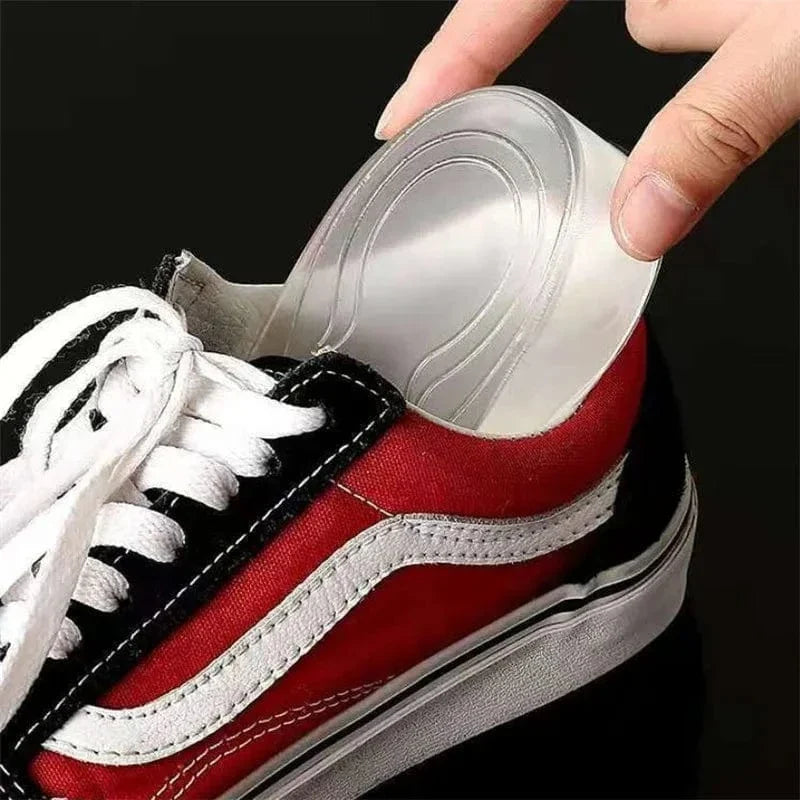 Clear Stretch Heel Cups with Non-Slip Gel