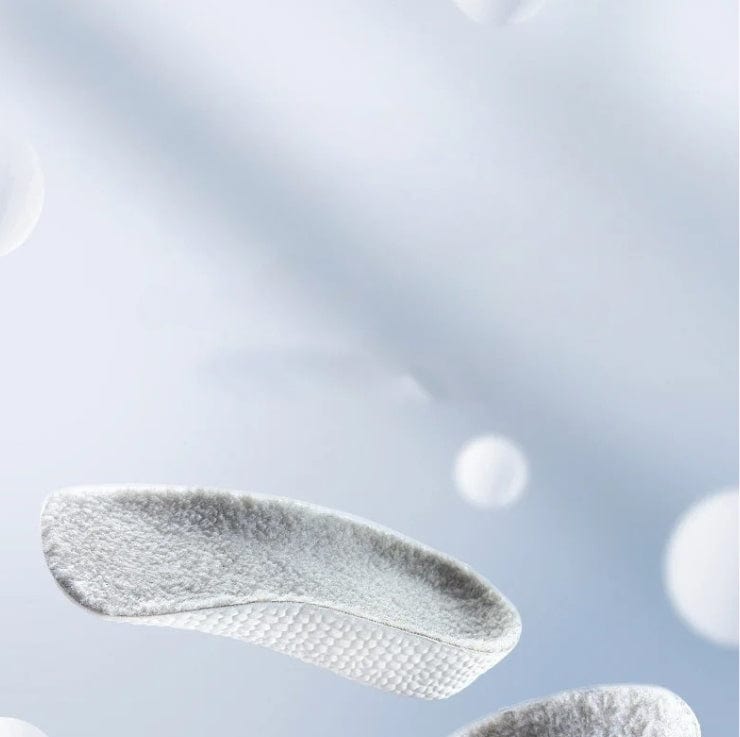 Warm Non Slip Heel Cups with Lambswool Top – view 2