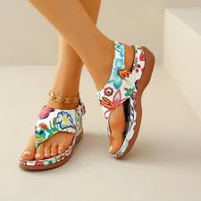 Floral Orthopedic Thong Sandals for Women – view 7