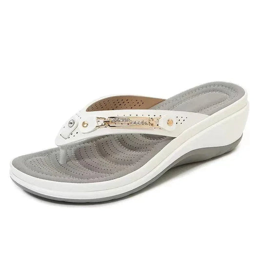 Non Slip Wedge Orthopedic Flip Flops for Women