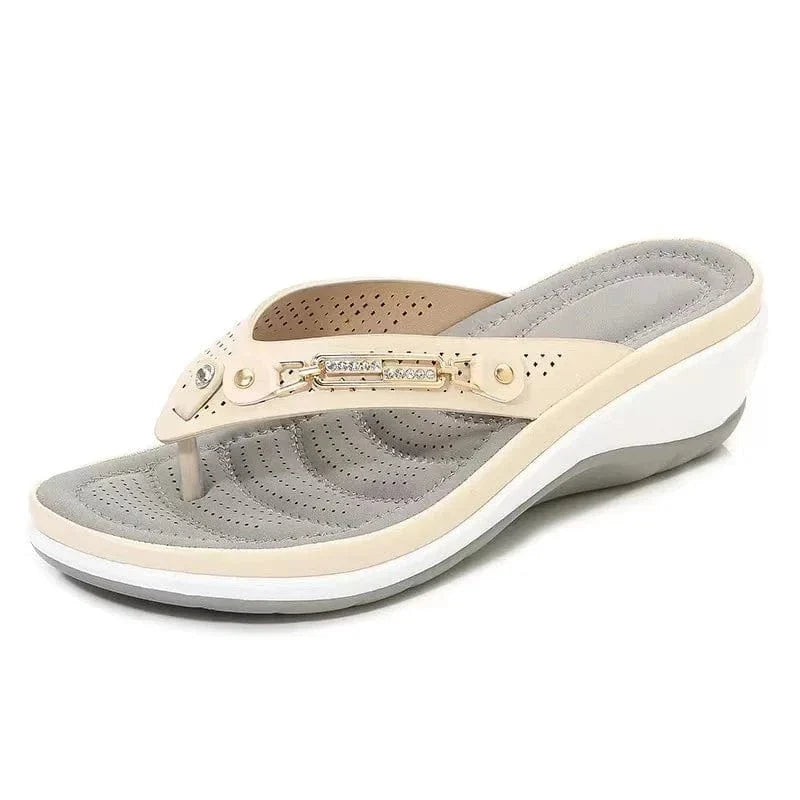 Non Slip Wedge Orthopedic Flip Flops for Women – view 5