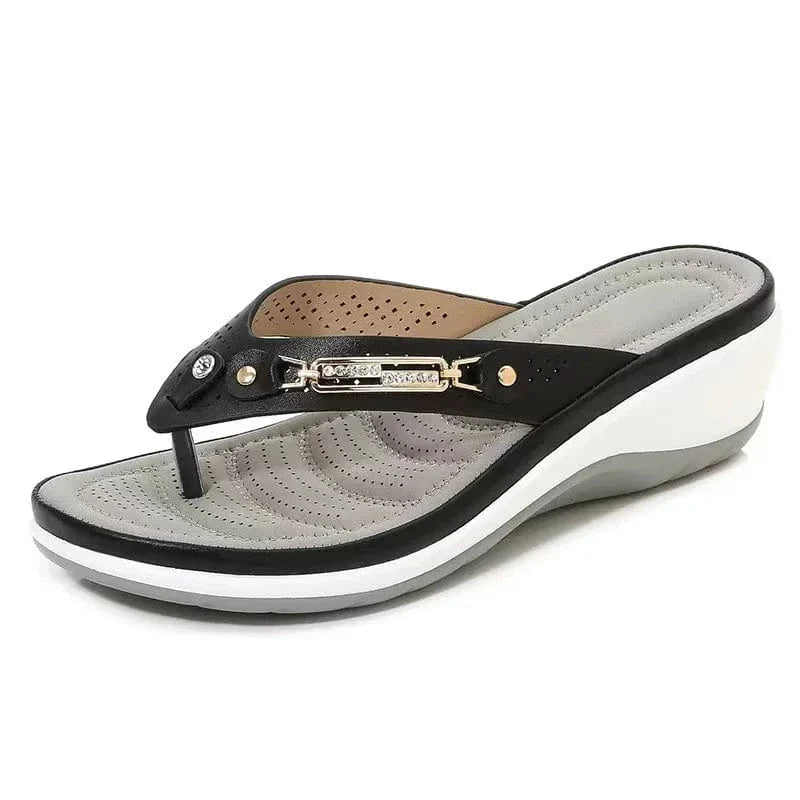 Non Slip Wedge Orthopedic Flip Flops for Women – view 4