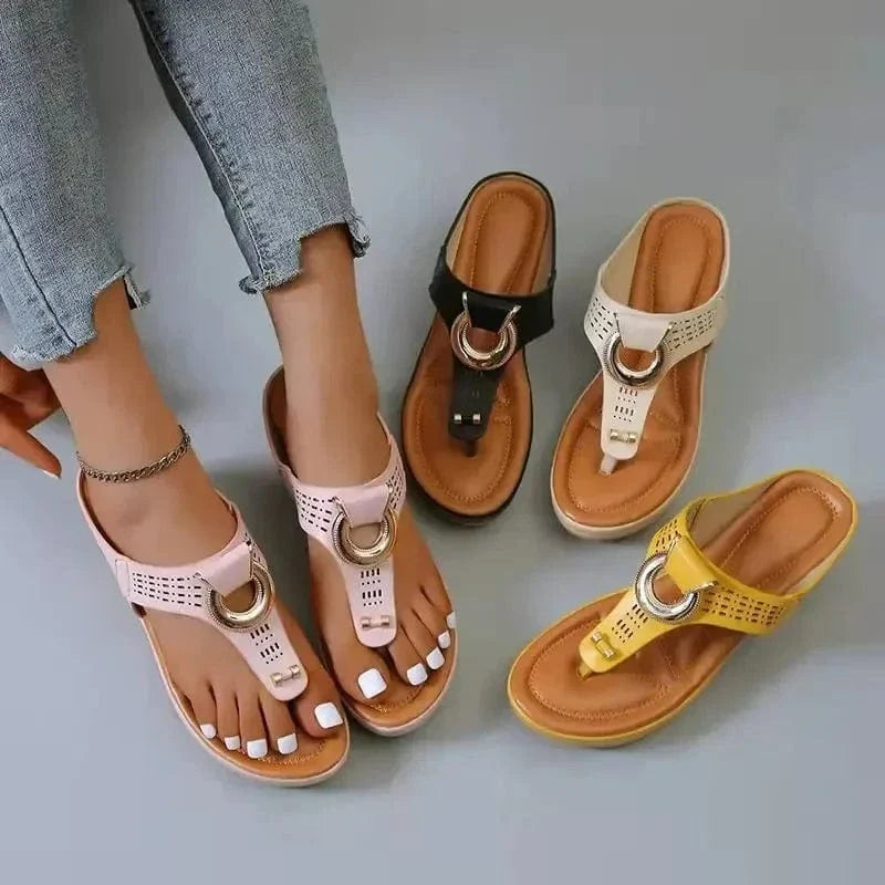 Non Slip Breathable Orthopedic Flip Flops for Women – view 3