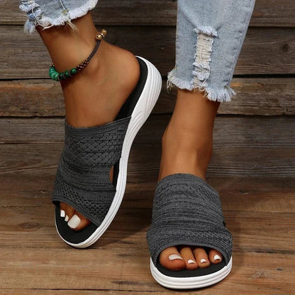 Open Toe Mesh Arch Support Thong Sandals – view 4