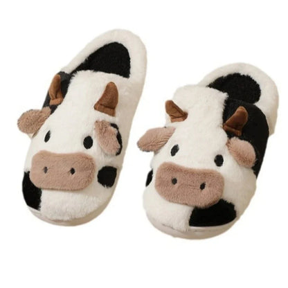 Cozy Cow Fleece Lined Orthopedic Slippers for Men
