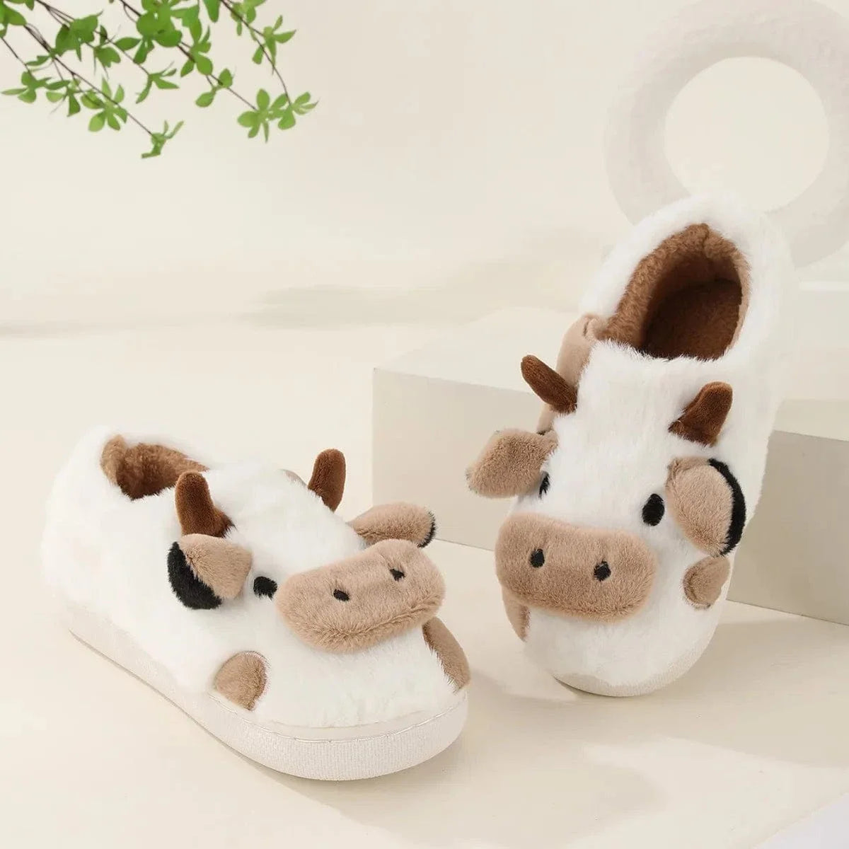 Cozy Cow Fleece Lined Orthopedic Slippers for Men – view 4