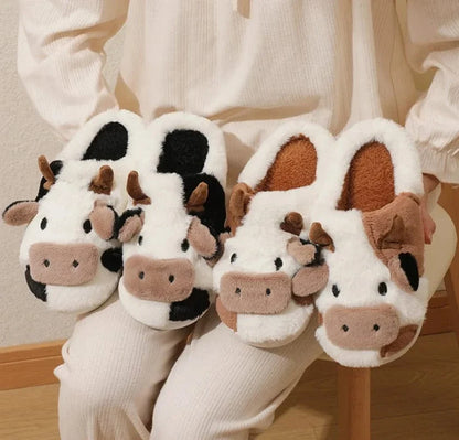 Cozy Cow Fleece Lined Orthopedic Slippers for Men – view 2