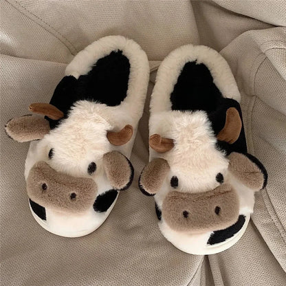 Cozy Cow Fleece Lined Orthopedic Slippers for Men – view 5