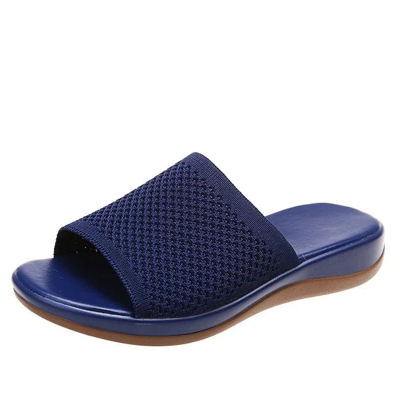 Boho Chic Mesh Arch Support Flip Flops for Summer
